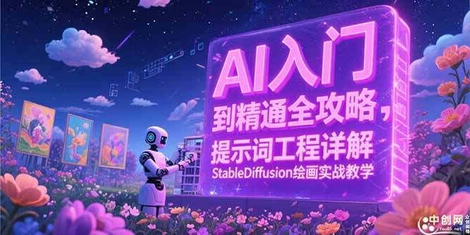 AI入门到精通全攻略，提示词工程详解，StableDiffusion绘画实战教学-鸿图网创