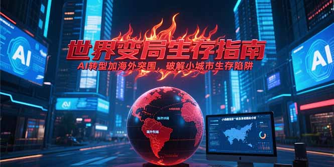 付费文章《世界变局生存指南，AI转型加海外突围，破解小城市生存陷阱》-鸿图网创