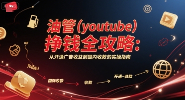 油管(youtube)挣钱全攻略：从开通广告收益到国内收款的实操指南-鸿图网创