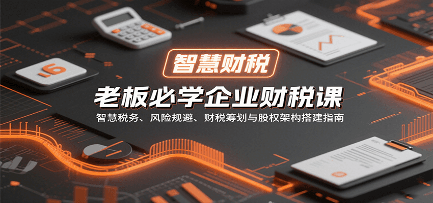 老板必学企业财税课：智慧税务、风险规避、财税筹划与股权架构搭建指南-鸿图网创