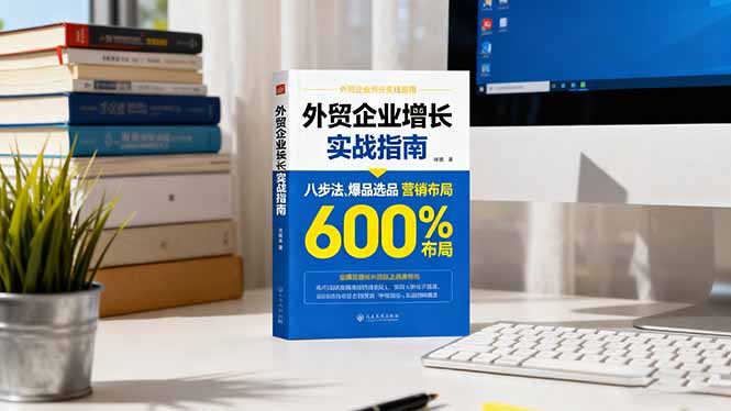 外贸企业增长实战指南，八步法、爆品选品、营销布局，业绩增长300%-鸿图网创