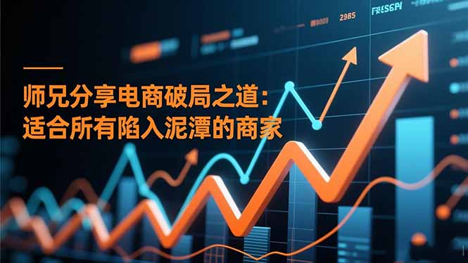 师兄分享电商破局之道:适合所有陷入泥潭的商家-鸿图网创
