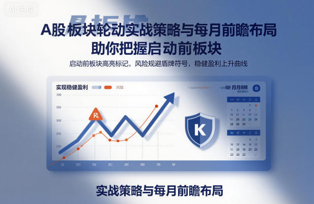 A股板块轮动实战策略与每月前瞻布局，助你把握启动前板块，规避风险，实现稳健盈利-鸿图网创