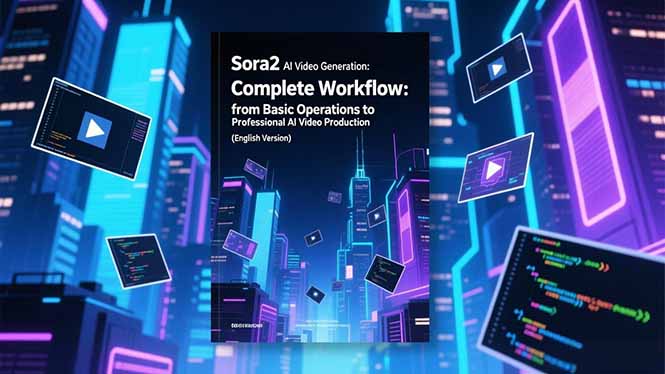 Sora2 AI视频生成的系统教程(英文版-鸿图网创
