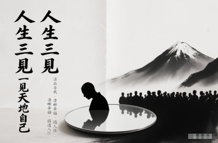 人生三见一见天地见众生见自己，活出自我拥有清晰幸福人生，搞透人性-鸿图网创