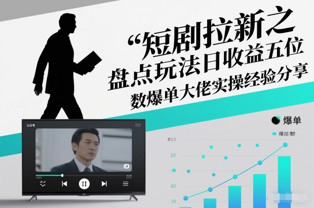 短剧拉新之盘点玩法日收益五位数爆单大佬实操经验分享-鸿图网创