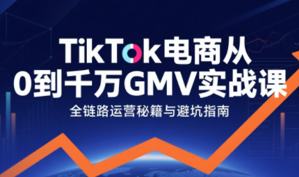 三千老师·TikTok电商从0到千万GMV实战课(更新)-鸿图网创
