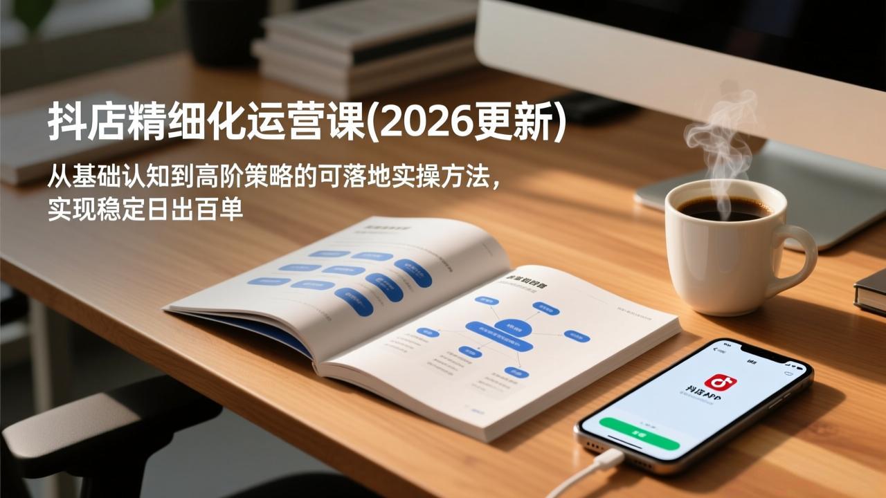 抖店精细化运营课(2026更新-鸿图网创