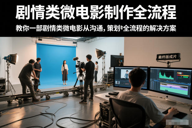 剧情类微电影制作全流程，教你一部剧情类微电影从沟通，策划到拍摄制作全流程的解决方案-鸿图网创