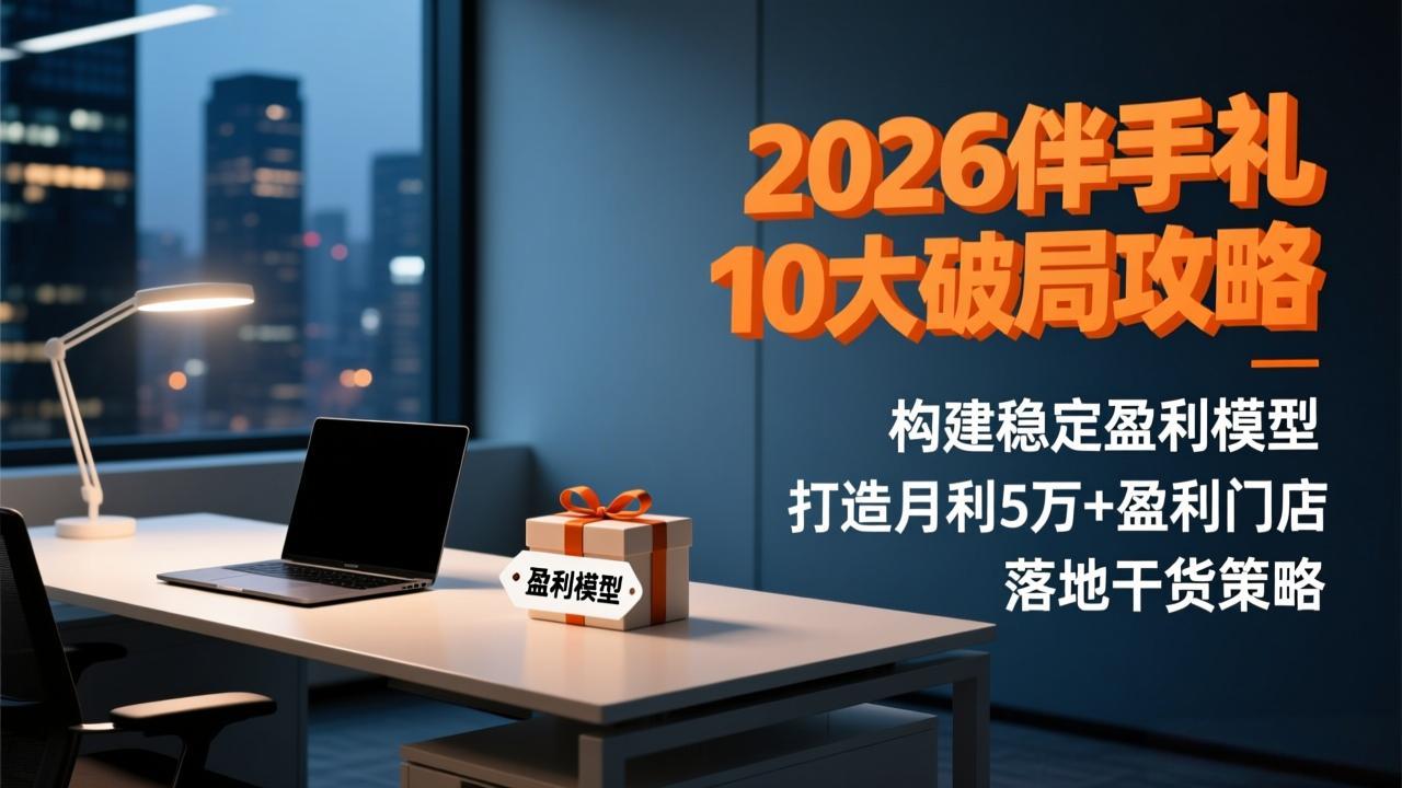2026伴手礼10大破局攻略:构建稳定盈利模型,打造月利5万+盈利门店,落地干货策略-鸿图网创