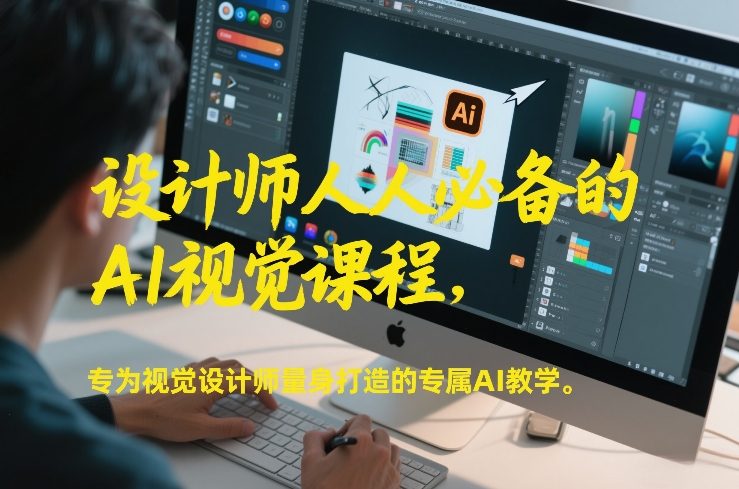 设计师人人必备的AI视觉课程,专为视觉设计师量身打造的专属AI教学-鸿图网创