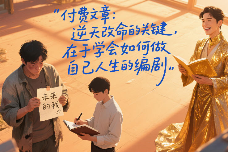 付费文章：逆天改命的关键，在于学会如何做自己人生的编剧-鸿图网创