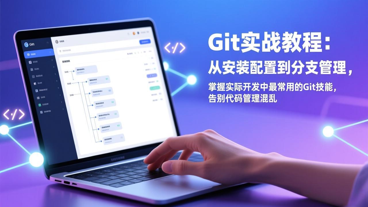 Git实战教程：从安装配置到分支管理，掌握实际开发中最常用的Git技能，告别代码管理混乱-鸿图网创