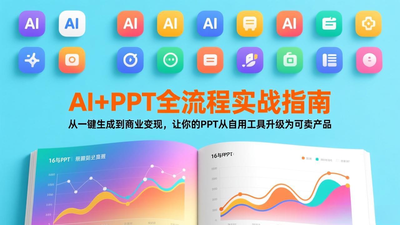 AI+PPT全流程实战指南：从一键生成到商业变现，让你的PPT从自用工具升级为可卖产品-鸿图网创