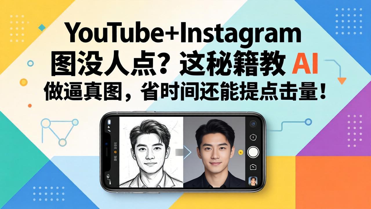 YouTube+Instagram图没人点？这秘籍教 AI 做逼真图，省时间还能提点击量-鸿图网创