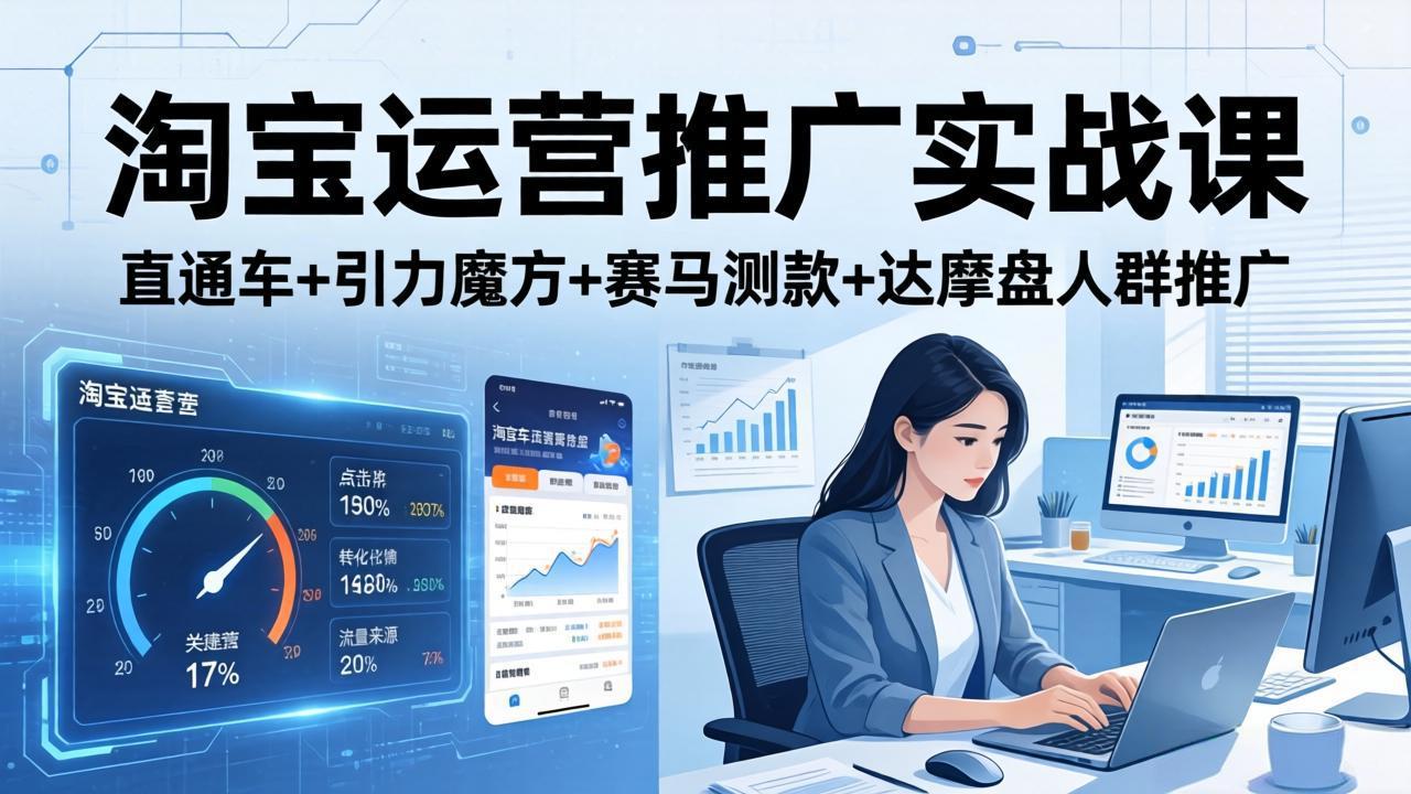 淘宝运营推广实战课(更新26年4月-鸿图网创