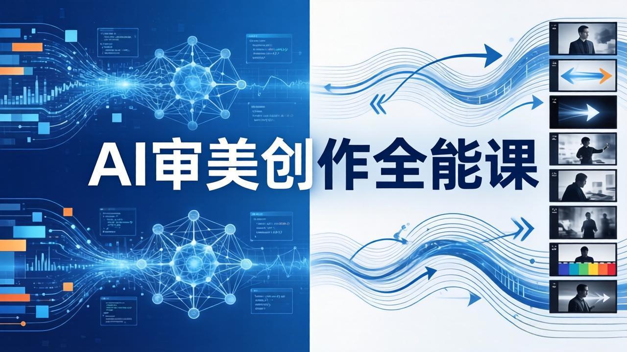 AI审美创作全能课：MJ+Seedance+模型训练+影视分镜+编剧，一站式掌握AI艺术创作-鸿图网创