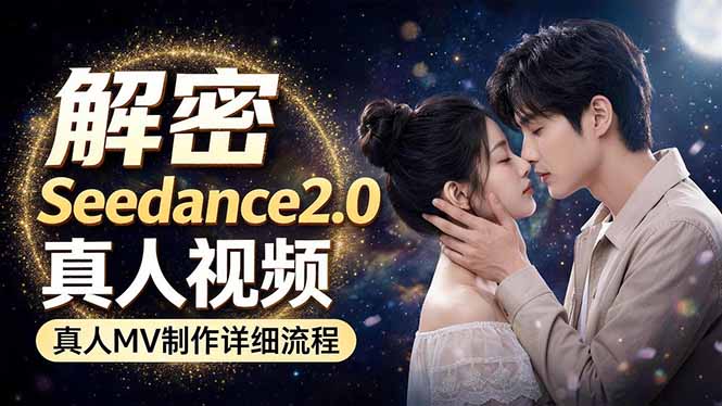 Seedance 2.0电影级真人 MV全流程拆解：提示词、运镜、粒子特效，手把手实操-鸿图网创