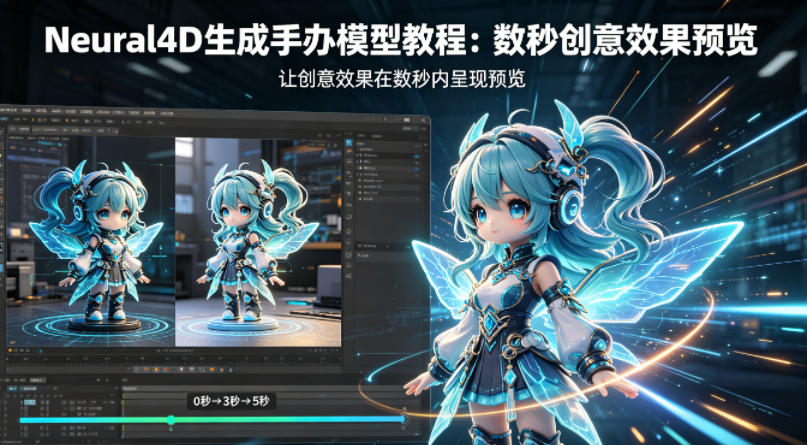 Neural4D生成手办模型教程,让创意效果在数秒内呈现预览-鸿图网创