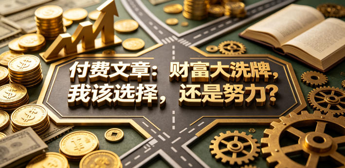 付费文章:财富大洗牌,我该选择,还是努力?-鸿图网创