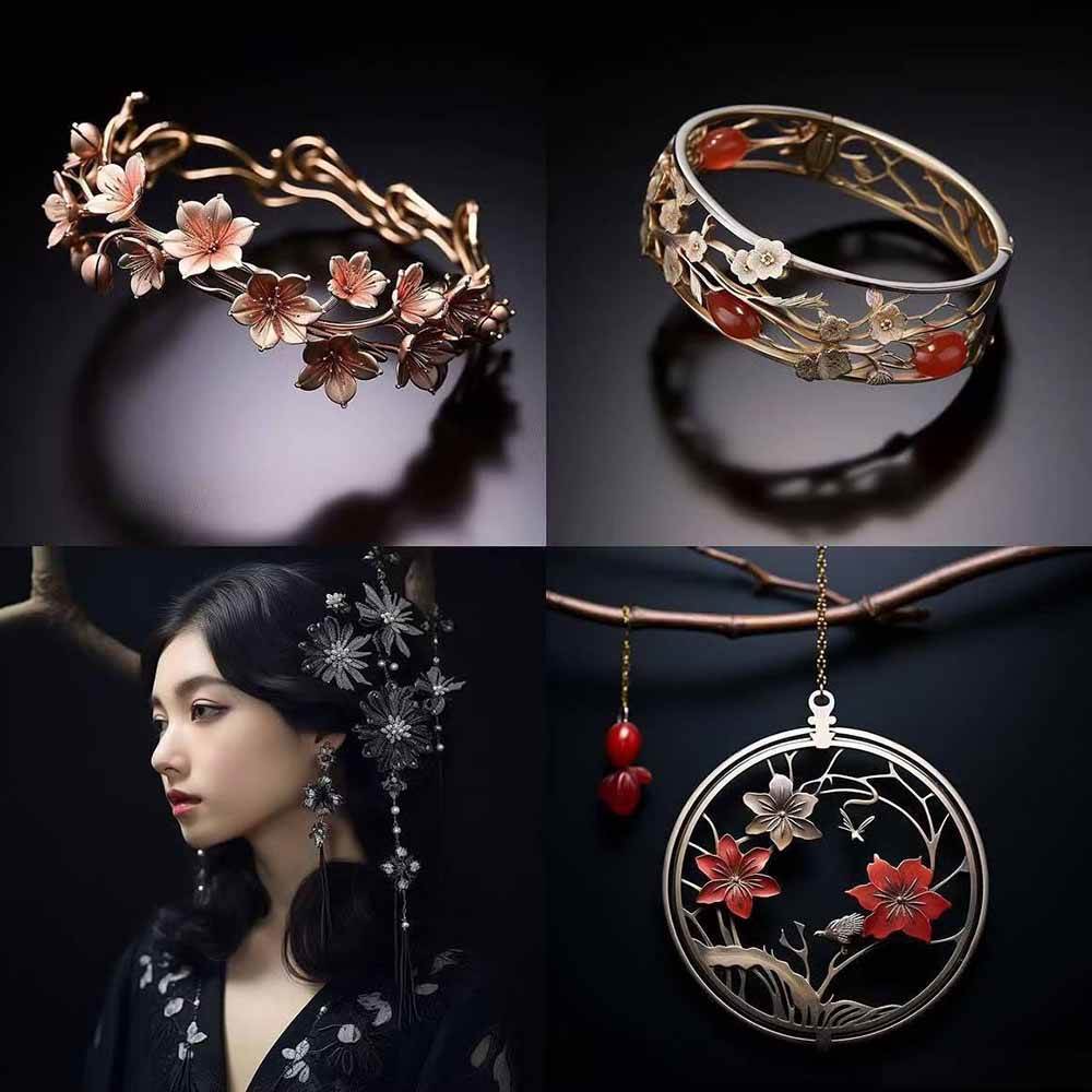 图片[5]-463个Midjourney珠宝摄影提示词：覆盖全品类珠宝，AI设计秒出专业效果-鸿图网创