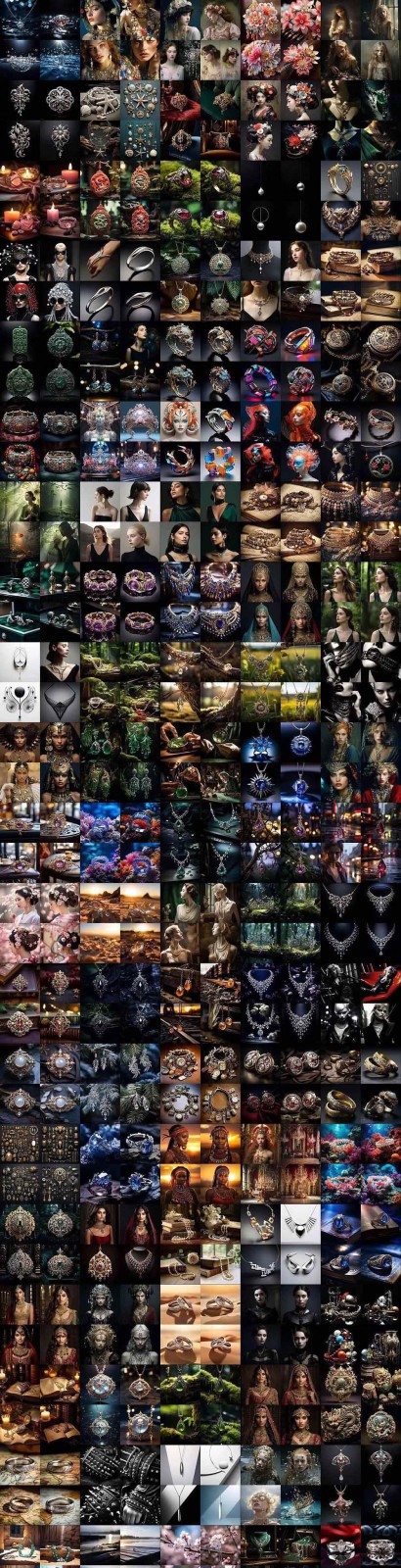 图片[8]-463个Midjourney珠宝摄影提示词：覆盖全品类珠宝，AI设计秒出专业效果-鸿图网创